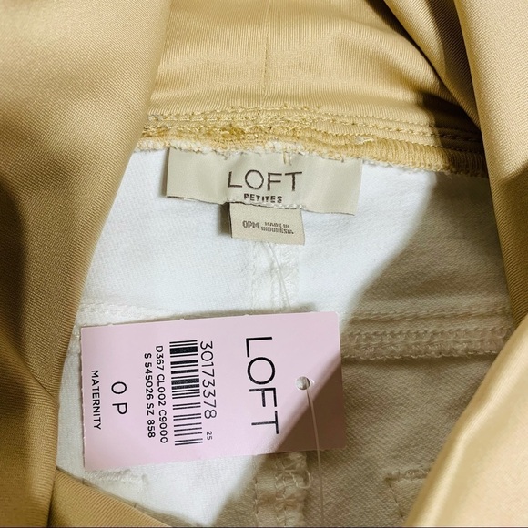LOFT petites maternity white skinny jeans - Picture 7 of 10